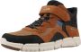Geox J Flex sneakers cognac zwart Bruin Jongens Imitatieleer Meerkleurig 29 - Thumbnail 4