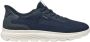 Geox Blauwe Casual Textiel Sneakers met 3cm Rubberen Zool Blue Heren - Thumbnail 16