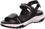 Geox Zwarte platte sandalen voor vrouwen Black Dames - Thumbnail 3