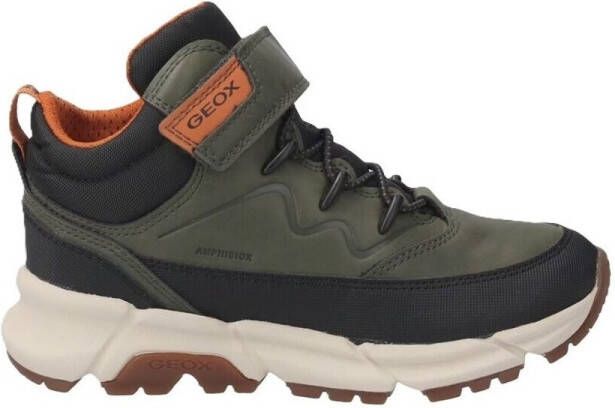 Geox Flexyper Plus sneakers groen Jongens Imitatieleer Meerkleurig 28 - Foto 11