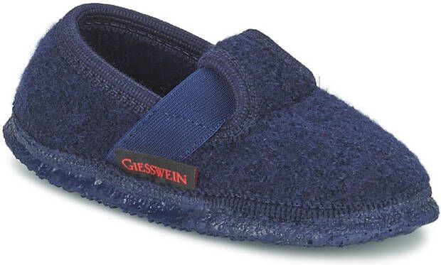 Merkloze Kinder Pantoffels van 100% Wol Blauw - Foto 2