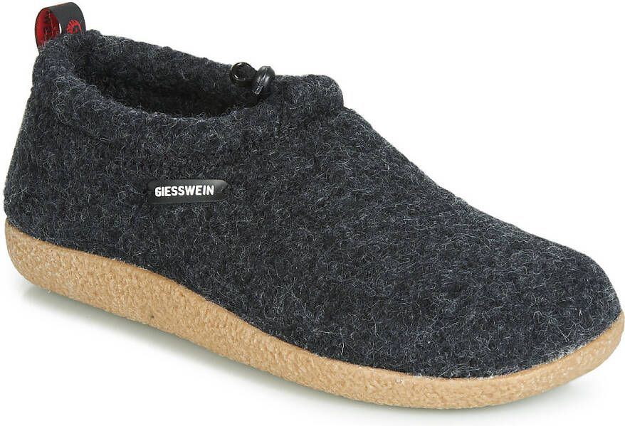 Giesswein Vent Grijze Pantoffel Uitneembaar Voetbed - Schoenen.nl