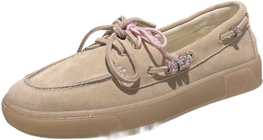GIO+ Mocassins Dames Moka Maat: 39 Materiaal: Suède Kleur: Beige - Foto 8