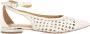 Gioseppo Gevlochten Leren Ballet Flats voor Vrouwen White Dames - Thumbnail 2