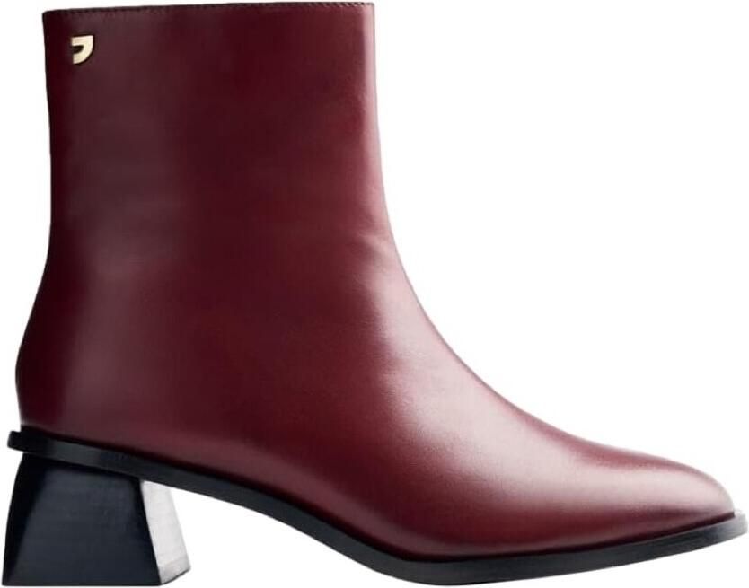 Gioseppo Enkellaarzen Pierz Boots Burgundy