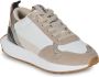Gioseppo Dames Retro Witte Glitter Print Sneakers White Unisex - Thumbnail 2
