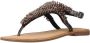 Gioseppo Kralen Platte Sandalen Black Dames - Thumbnail 3