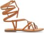Gioseppo Stijlvolle Platte Sandalen Brown Dames - Thumbnail 3