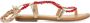 Gioseppo Flat Sandals Rood Dames - Thumbnail 2