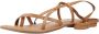 Gioseppo Stijlvolle Platte Sandalen Brown Dames - Thumbnail 3