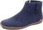 Glerups Gezellige Wollen Pantoffels Blue - Thumbnail 3