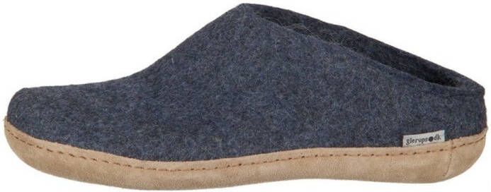Glerups Denim Slip-On met Leren Zool Blue - Foto 5