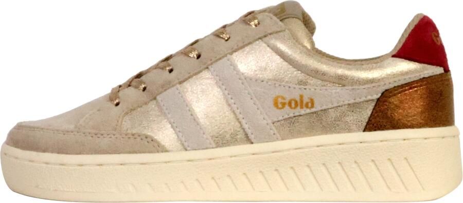 Gola Superslam Blaze II leren sneakers goud - Foto 4