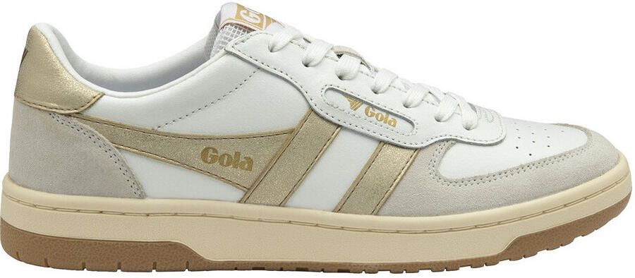 Gola CLB336 Hawk Trainer White Gold Sportieve Retro Sneaker - Foto 3