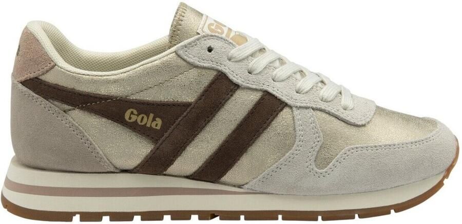 Gola Daytona Blaze Damessneaker Goud-Evergreen-Bruin-Suiker