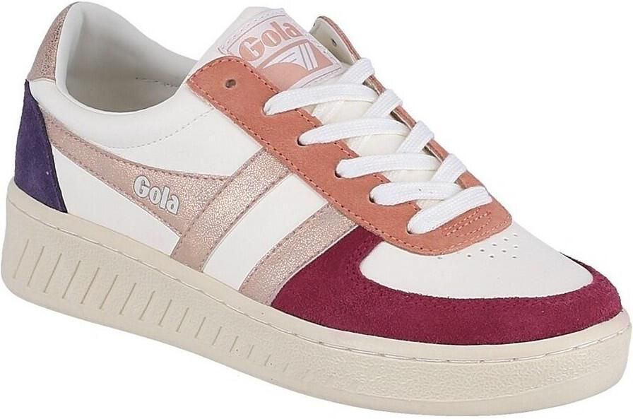 Gola Grandslam Quad Damessneaker O.Wht-Cerise-R.Gold-Plum - Foto 2