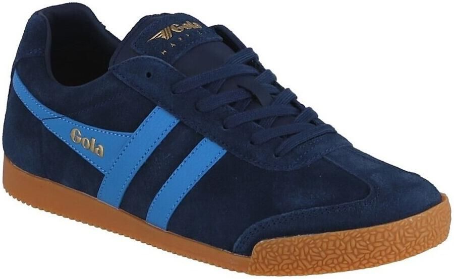 Gola Harrier Suede Sneakers blauw - Foto 3