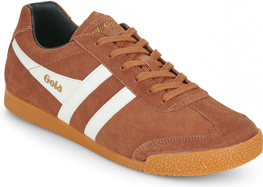 Gola Harrier Suede Sneakers bruin