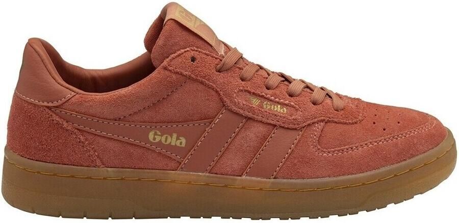 Gola Women's Hawk Suede '86 Sneakers rood bruin - Foto 2