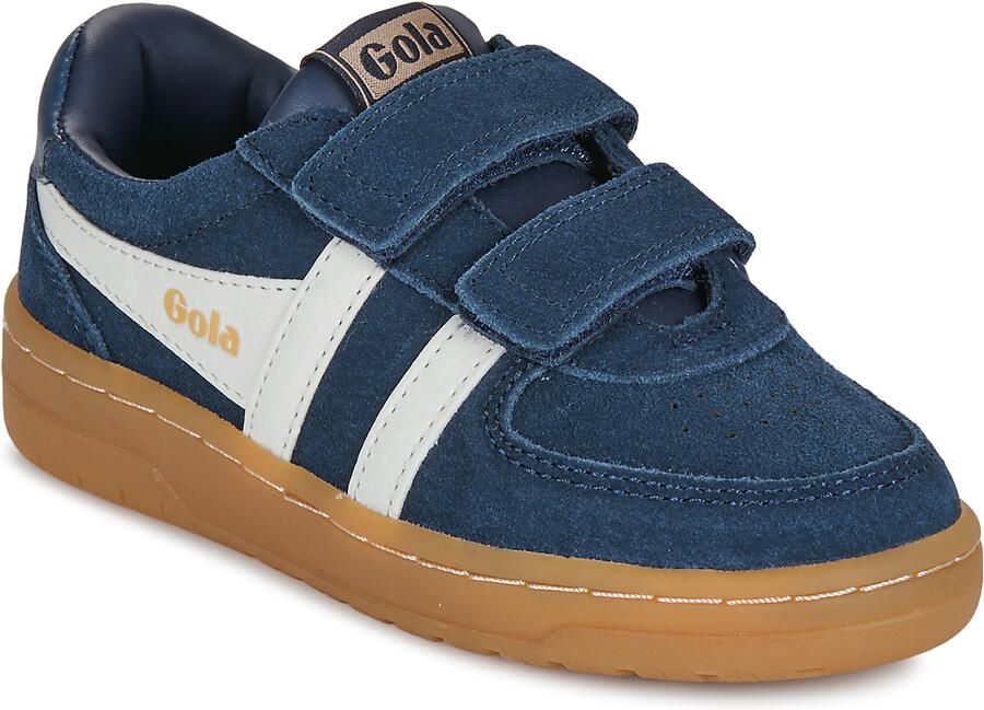 Gola Hawk Strap suède sneakers donkerblauw - Foto 2