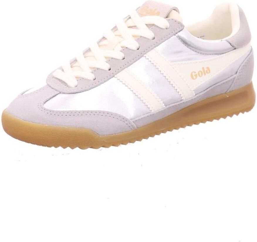 Gola Firefly Metallic Damessneaker Zilver-Off-Wit - Foto 6