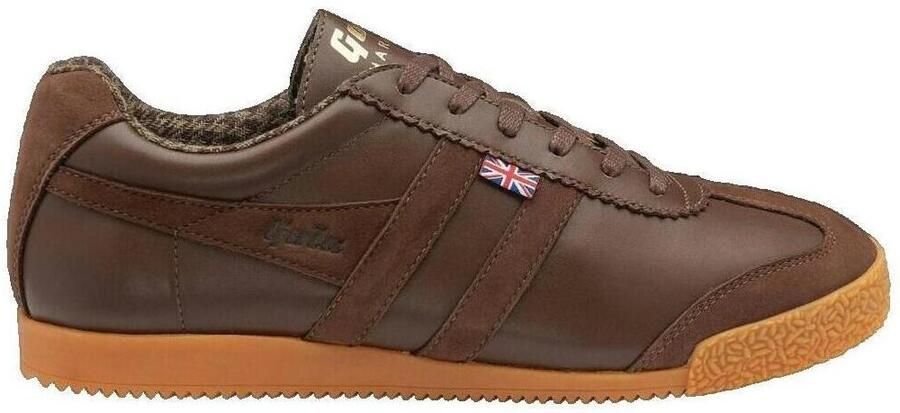 Gola Harrier Tweed De sneakers van de manier Mannen Kastanje - Foto 2