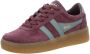 Gola Grandslam Suede Damessneaker Windsor-Wine-Green-Mist-Gum - Thumbnail 3