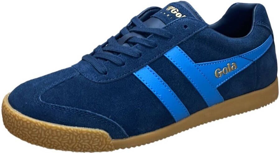 Gola Harrier Suede Sneakers blauw