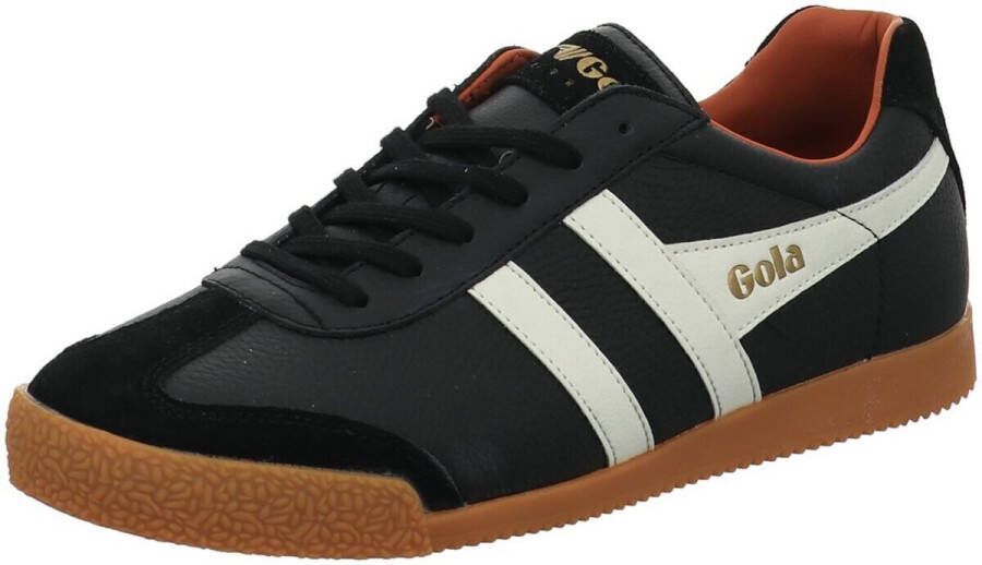 Gola Harrier Leather Sneakers zwart
