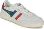 Gola Contact Leather Sneakers beige wit - Thumbnail 1