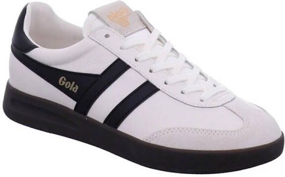 Gola Klassieke Cyclone Leren Sneakers Wit Zwart Vrouwen - Foto 5