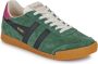 Gola Elan suède sneakers zwart wit roze - Thumbnail 3