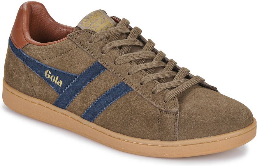 Gola Equipe II Suede Sneakers bruin