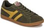 Gola Equipe Suede Sneakers olijfgroen bruin - Thumbnail 1