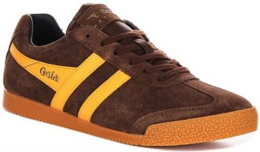 Gola Harrier Suede Sneakers bruin