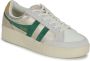 Gola Superslam blaze leren sneakers goud groen - Thumbnail 2
