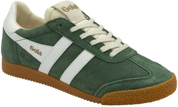 Gola Elan suède sneakers groen wit - Foto 8