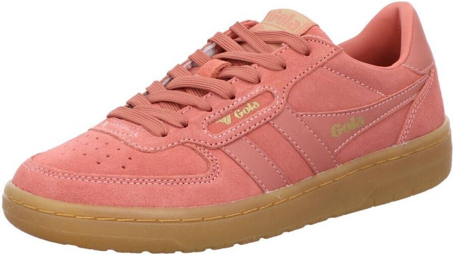 Gola Women's Hawk Suede '86 Sneakers rood bruin