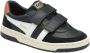Gola Hawk Strap leren sneakers zwart wit oranje - Thumbnail 2