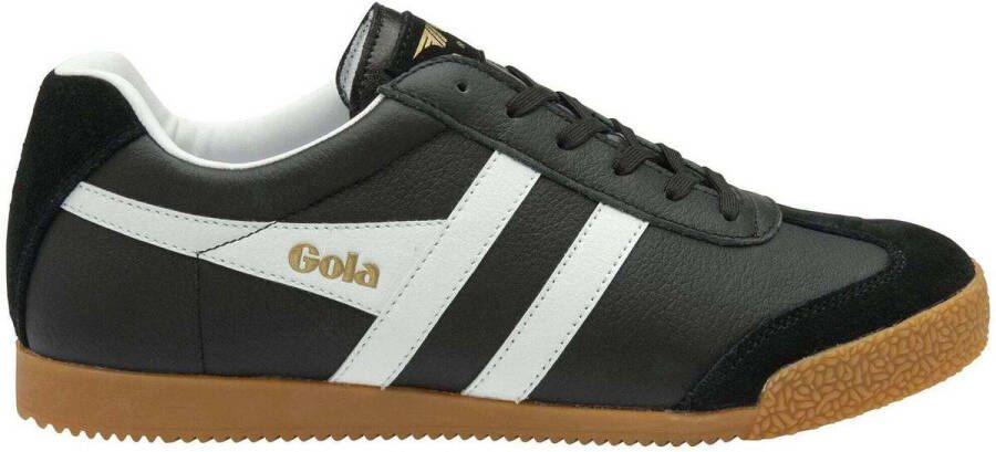 Gola Harrier Leather Sneakers zwart