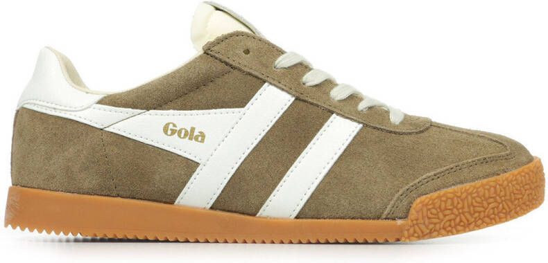 Gola Elan suède sneakers beige wit