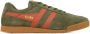 Gola Harrier suède sneakers kaki oranje - Thumbnail 11
