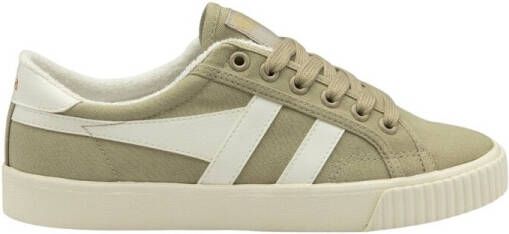 Gola Women's Tennis Mark Cox Sneakers beige olijfgroen