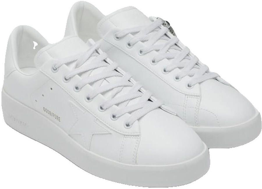 Golden Goose Stijlvolle witte leren sneakers voor White - Foto 2