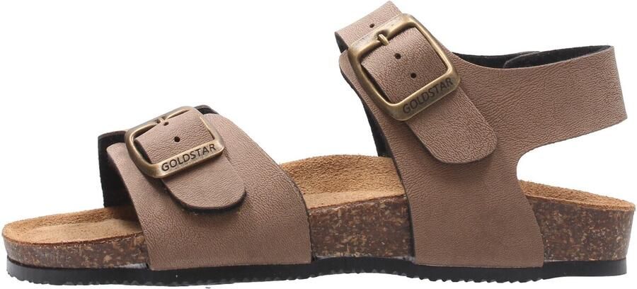 Gold Star Platte sandalen