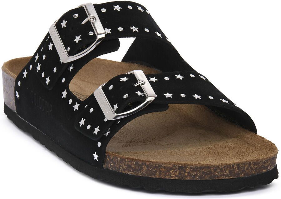 Gold Star Sandalen NERO CAMOSCIO