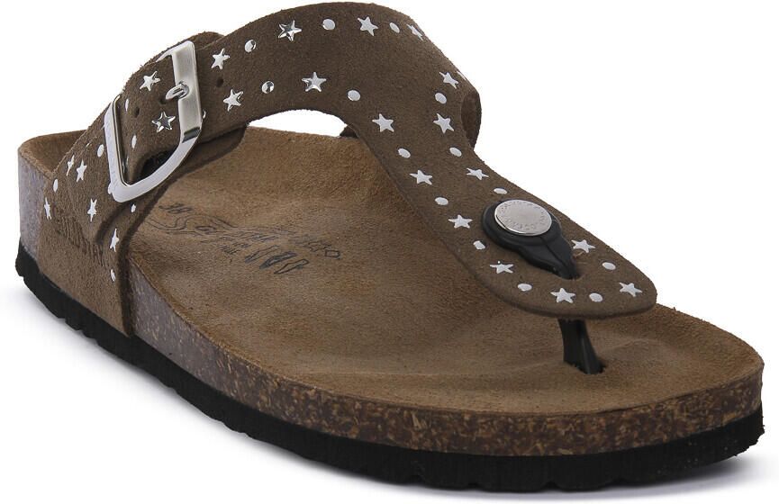 Gold Star Sandalen TAUPE CAMOSCIO
