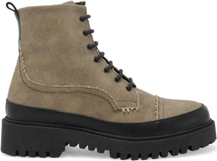 GreyderLab Greyder Lab Boot GL 214 80 Army Schoen cm Leer Katoen Duurzaam Heren Veterschoenen - Foto 2