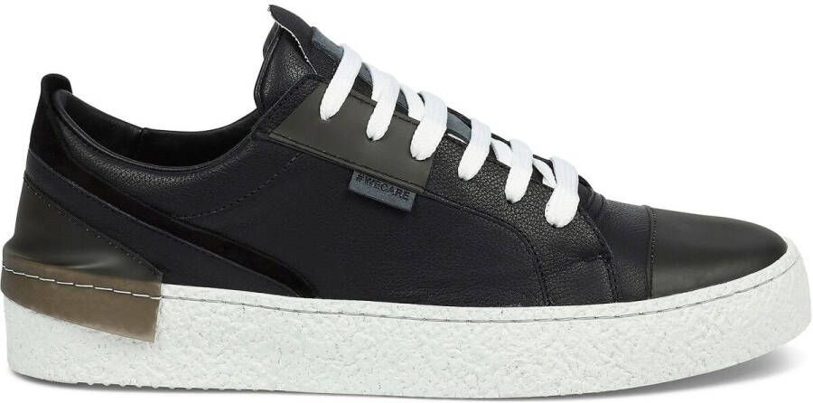 GreyderLab Greyder Lab Sneaker GL 212 51 Zwart Schoen cm Leer Lederlook Duurzaam Heren Veterschoenen