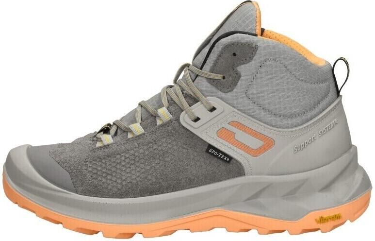 Grisport Discovery Mid wandelschoenen lichtgrijs koraal - Foto 3